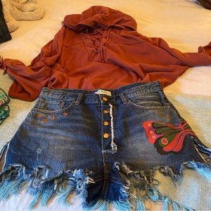 FREE PEOPLE SHORT EUC